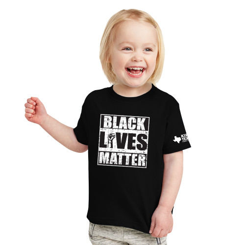 Toddler Black T Shirt-Black Lives Matter
