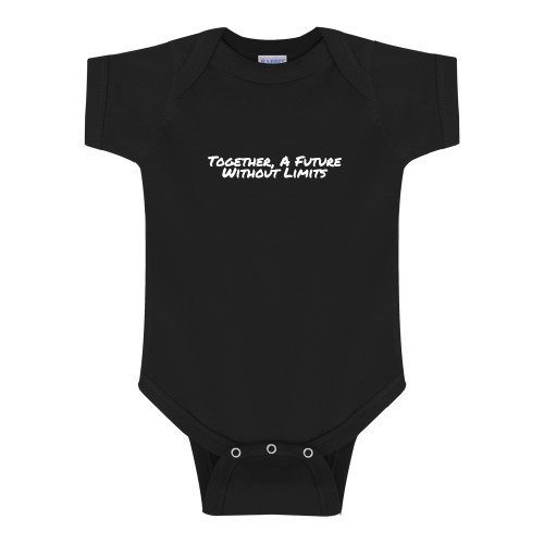 Black Infant Onesie-Tagline