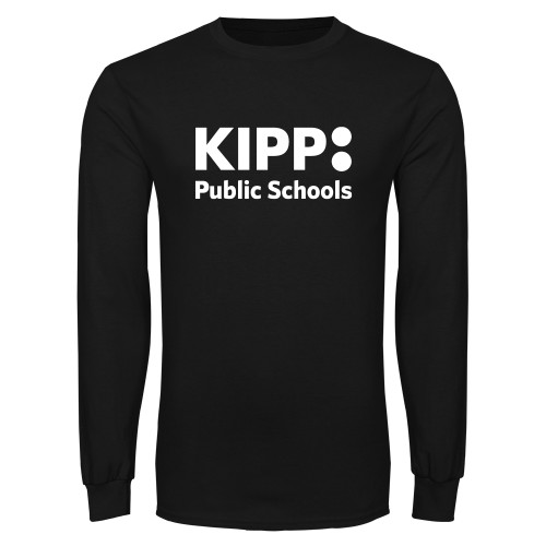 Black Long Sleeve T Shirt-KIPP Public Schools