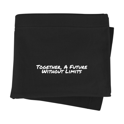 Black Sweatshirt Blanket-Tagline