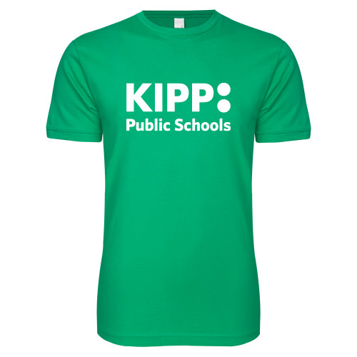 Next Level Kelly Green SoftStyle T Shirt-KIPP Public Schools