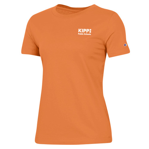 Champion Womens Spirit Orange Tee-KIPP Public Schools