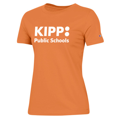 Champion Womens Spirit Orange Tee-KIPP Public Schools