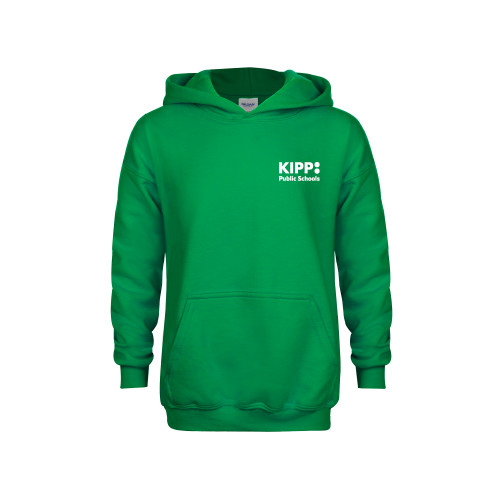 Youth Kelly Green Fleece Hoodie-KIPP Public Schools