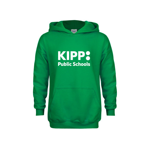 Youth Kelly Green Fleece Hoodie-KIPP Public Schools