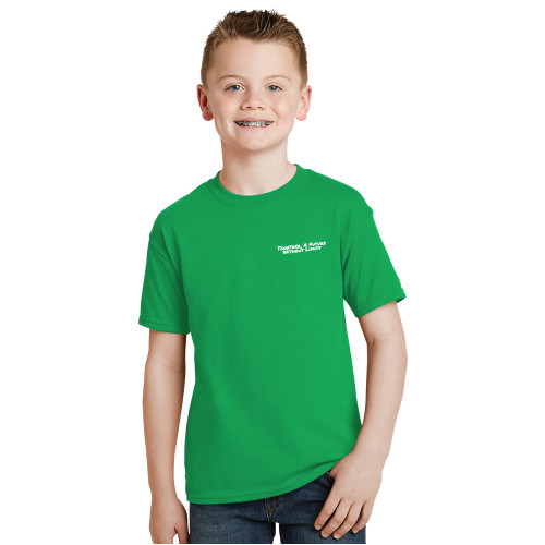 Youth Kelly Green T Shirt-Tagline