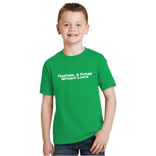 Youth Kelly Green T Shirt-Tagline