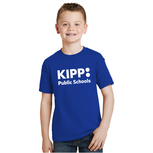 Youth Royal T Shirt-KIPP Public Schools