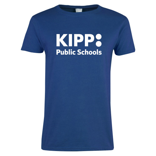 Womens Royal Short Sleeve Tee-KIPP Public Schools
