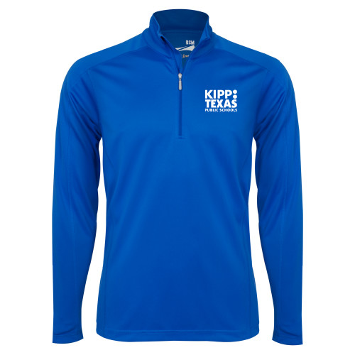 Syntrel Royal Interlock 1/4 Zip-KIPP Texas Stacked Logo