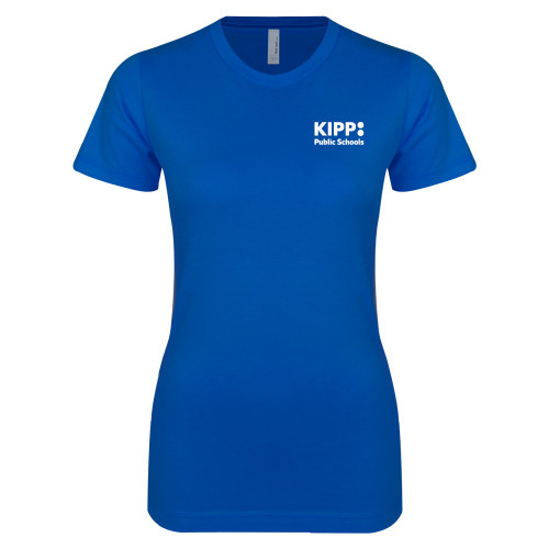 Next Level Womens Royal Boyfriend Tee-KIPP Public Schools
