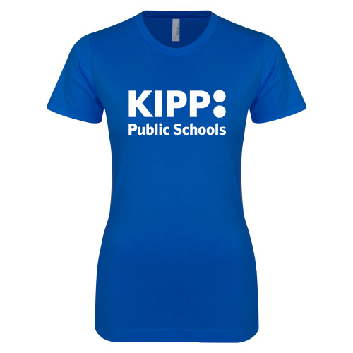 Next Level Womens Royal Boyfriend Tee-KIPP Public Schools
