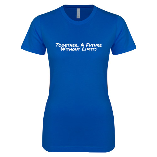 Next Level Womens Royal Boyfriend Tee-Tagline