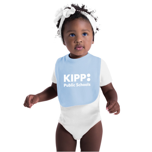 Light Blue Baby Bib-KIPP Public Schools