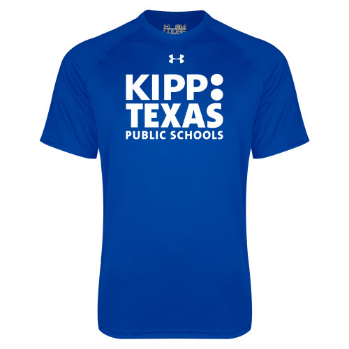 Under Armour Royal Tech Tee-KIPP Texas Stacked Logo