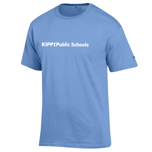 Champion Light Blue T Shirt-KIPP Public Schools Flat