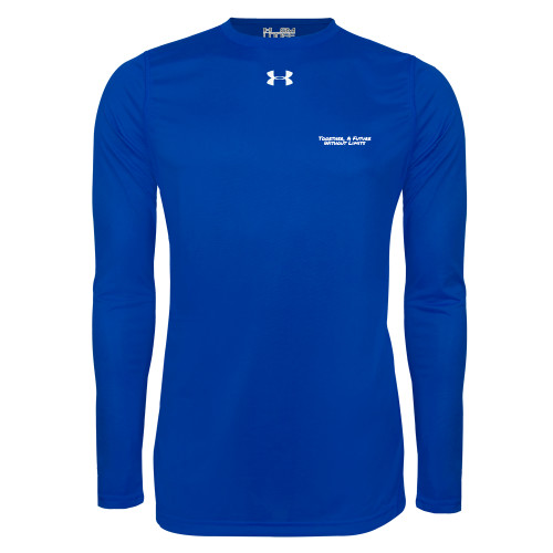 Under Armour Royal Long Sleeve Tech Tee-Tagline