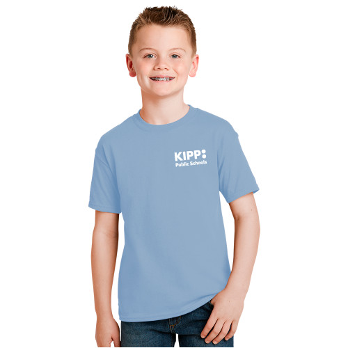 Youth Light Blue T Shirt-KIPP Public Schools