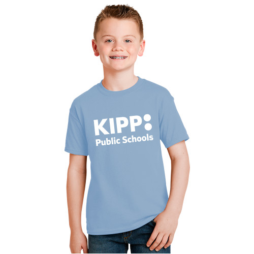 Youth Light Blue T Shirt-KIPP Public Schools