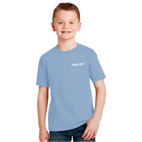 Youth Light Blue T Shirt-Tagline