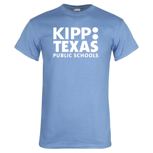 Light Blue T Shirt-KIPP Texas Stacked Logo