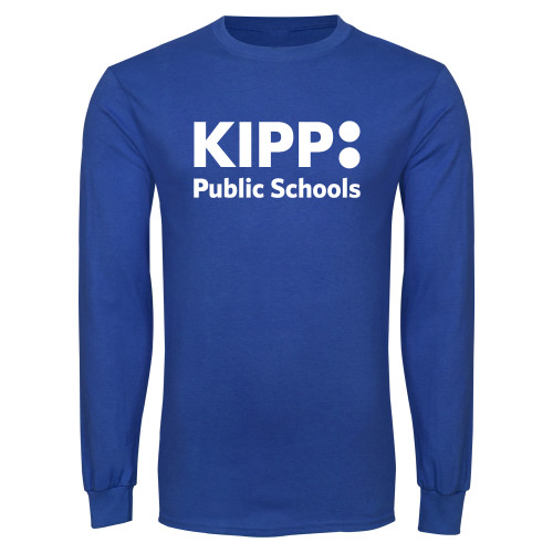Royal Long Sleeve T Shirt-KIPP Public Schools