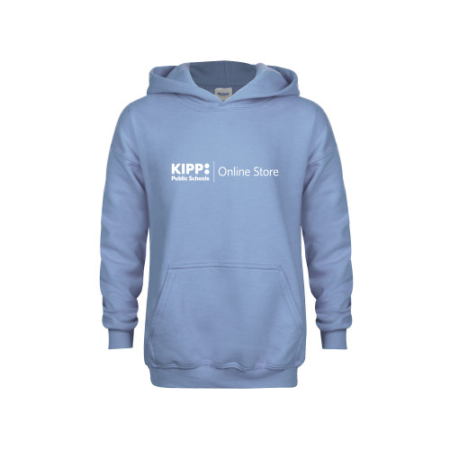 Youth Light Blue Fleece Hoodie-Online Store