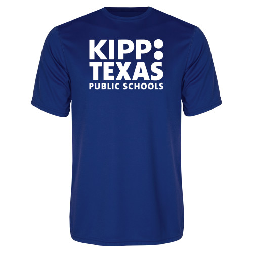 Royal Performance Tee-KIPP Texas Stacked Logo