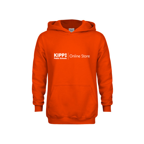 Youth Orange Fleece Hoodie-Online Store