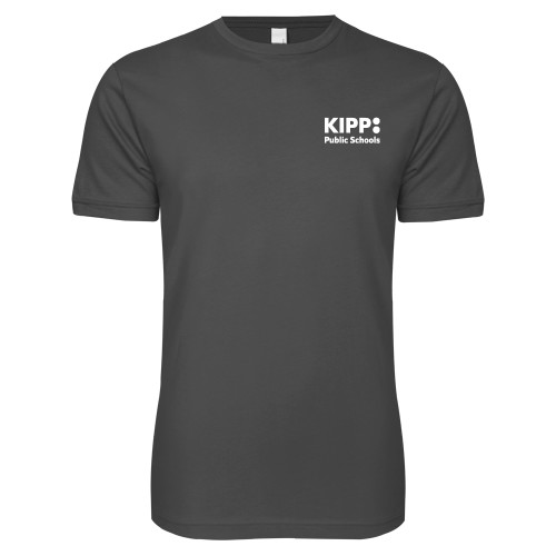 Next Level Charcoal SoftStyle T Shirt-KIPP Public Schools