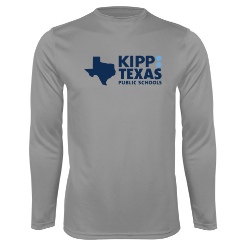 Steel Performance Longsleeve Shirt-KIPP Texas Primary Logo