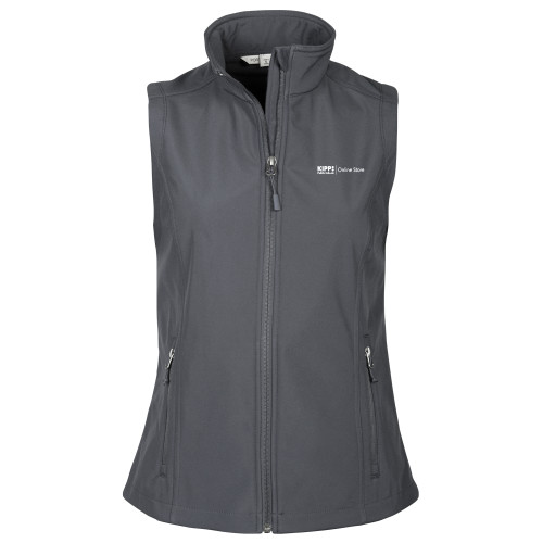 Womens Charcoal Core Softshell Vest-Online Store