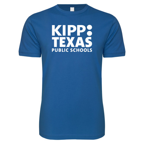 Next Level Royal SoftStyle T Shirt-KIPP Texas Stacked Logo