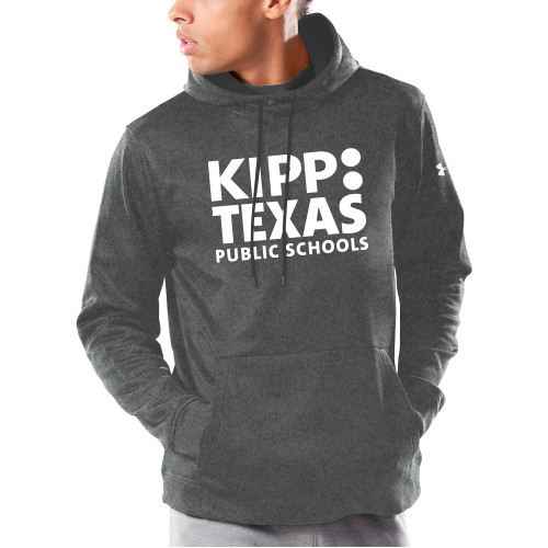 Under Armour Carbon Armour Fleece Hoodie-KIPP Texas Stacked Logo