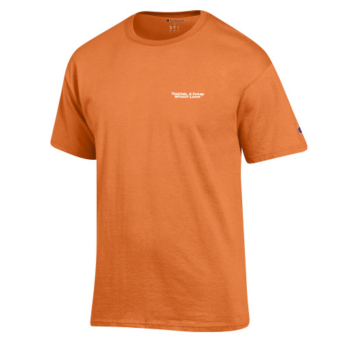 Champion Spirit Orange T Shirt-Tagline