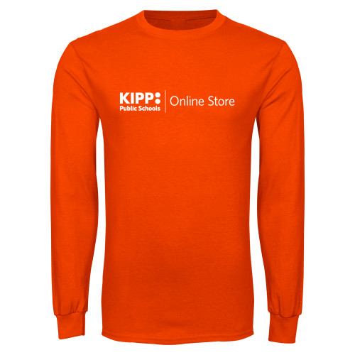 Orange Long Sleeve T-Shirt-Online Store