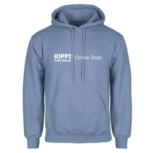 Light Blue Fleece Hoodie-Online Store