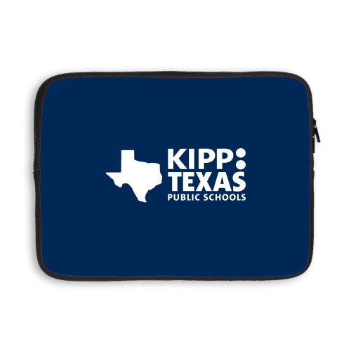 13 inch Neoprene Laptop Sleeve-KIPP Texas Stacked Logo