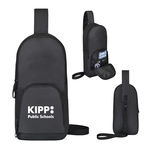 Repeat Lite Black Recycled Poly Sling-KIPP Public Schools