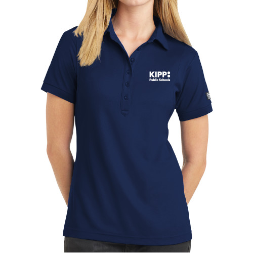 OGIO Womens Navy Jewel Polo-KIPP Public Schools