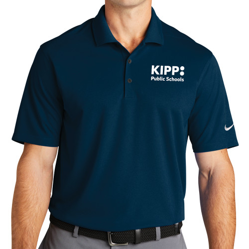 Nike Navy Dri Fit Micro Pique 2.0 Polo-KIPP Public Schools