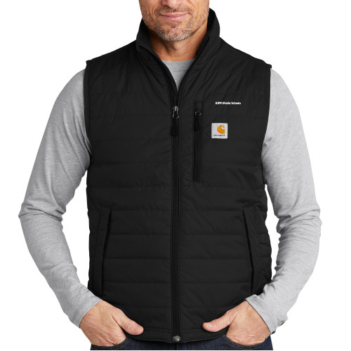 Carhartt Black Gilliam Vest-KIPP Public Schools Flat