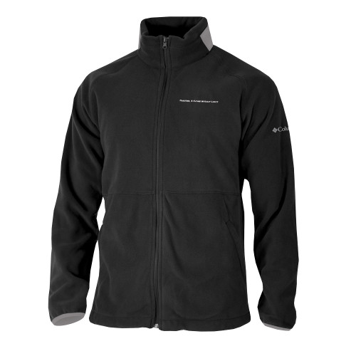 Columbia Black Everest Ridge Fleece Full Zip Jacket-Tagline Flat