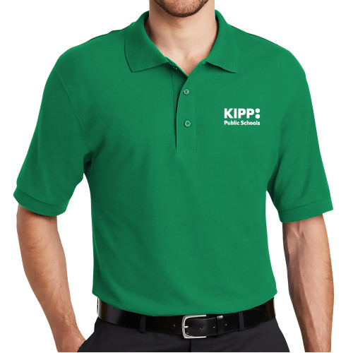 Kelly Green Silk Touch Polo-KIPP Public Schools