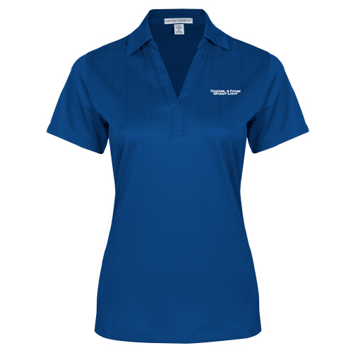 Womens Royal Performance Fine Jacquard Polo-Tagline