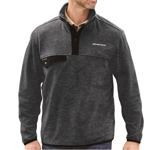 DRI DUCK Charcoal Denali Fleece Pullover-KIPP Public Schools Flat