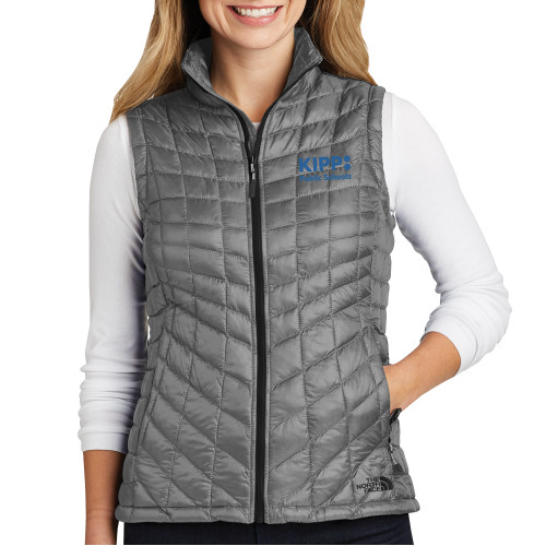 The North Face Womens Thermoball Grey Trekker Vest-KIPP Public Schools