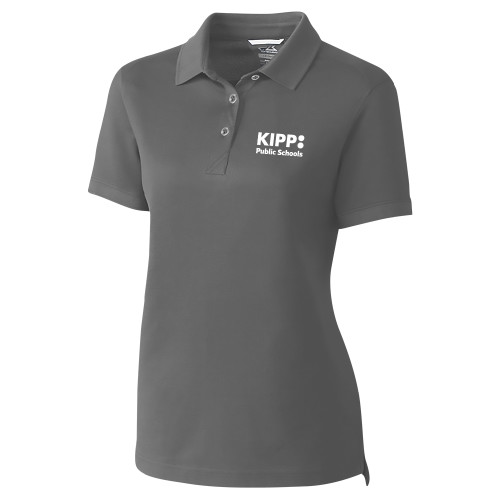 C&B Womens Charcoal Championship Polo-KIPP Public Schools