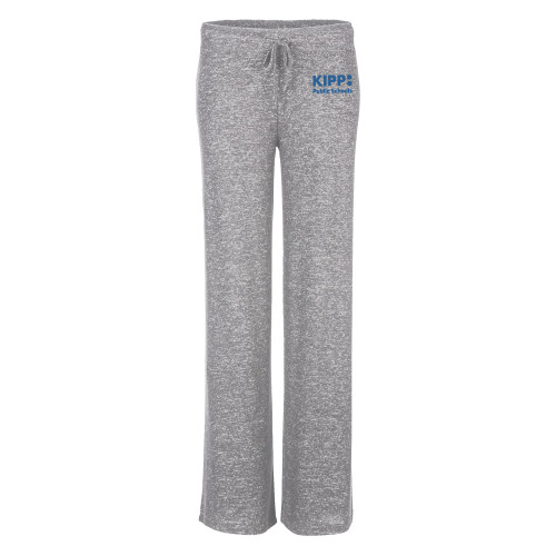 Boxercraft Womens Oxford Grey Heather Cuddle Wide Leg Pant-KIPP Public Schools