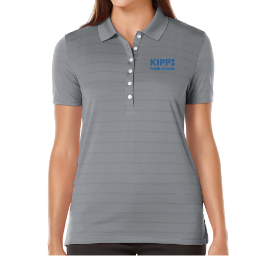 Callaway Womens Steel Grey Opti Vent Polo-KIPP Public Schools
